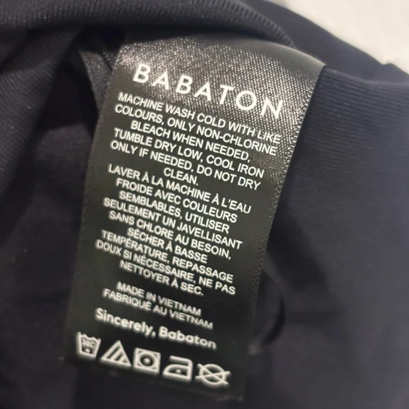 Aritzia Babaton Contour Black Square-Neck T-Shirt - Picture 3 of 5